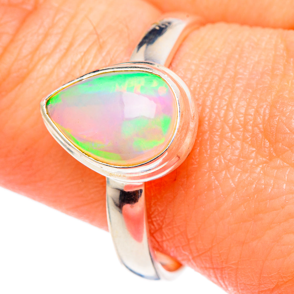 Ethiopian Opal Rings handcrafted by Anasilvercos - RING98031