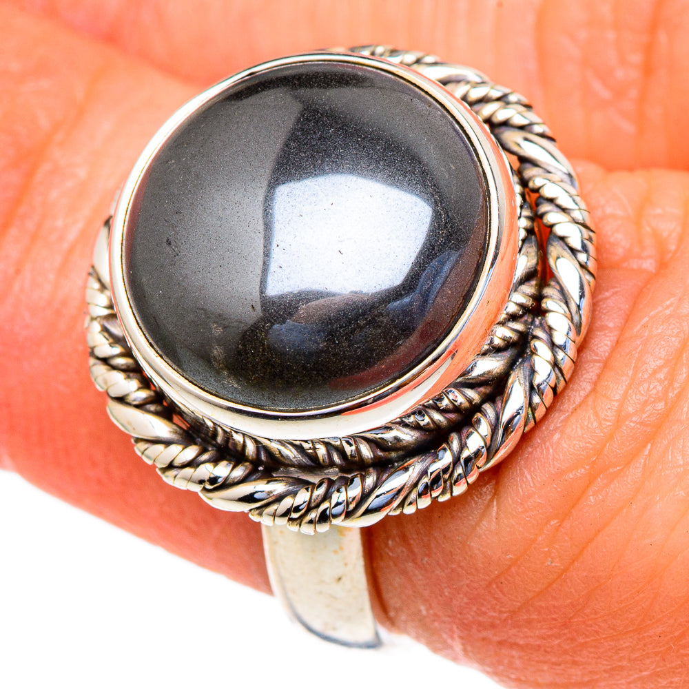 Hematite Rings handcrafted by Anasilvercos - RING98032