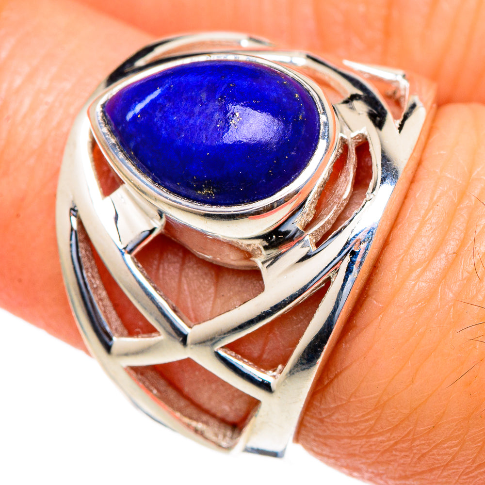 Lapis Lazuli Rings handcrafted by Anasilvercos - RING98036