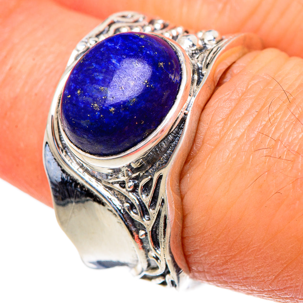 Lapis Lazuli Rings handcrafted by Anasilvercos - RING98039