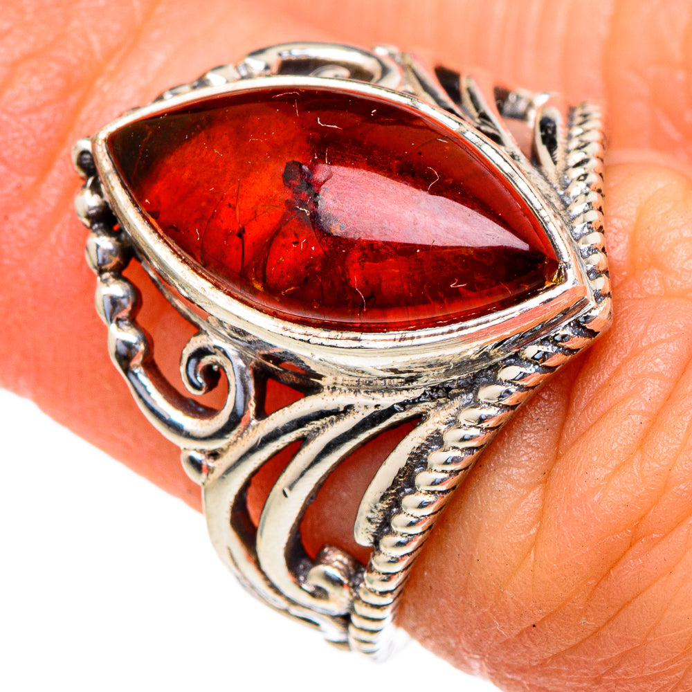 Baltic Amber Rings handcrafted by Anasilvercos - RING98051