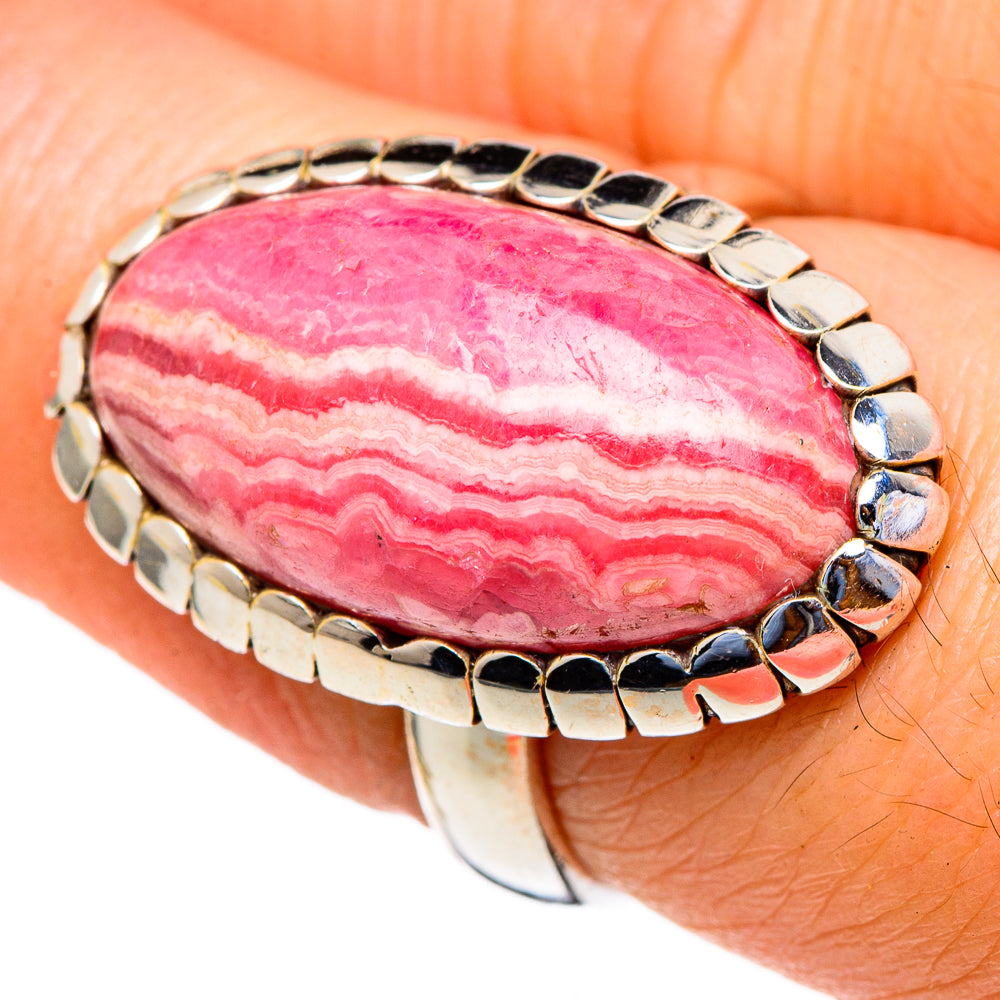 Rhodochrosite Rings handcrafted by Anasilvercos - RING98052
