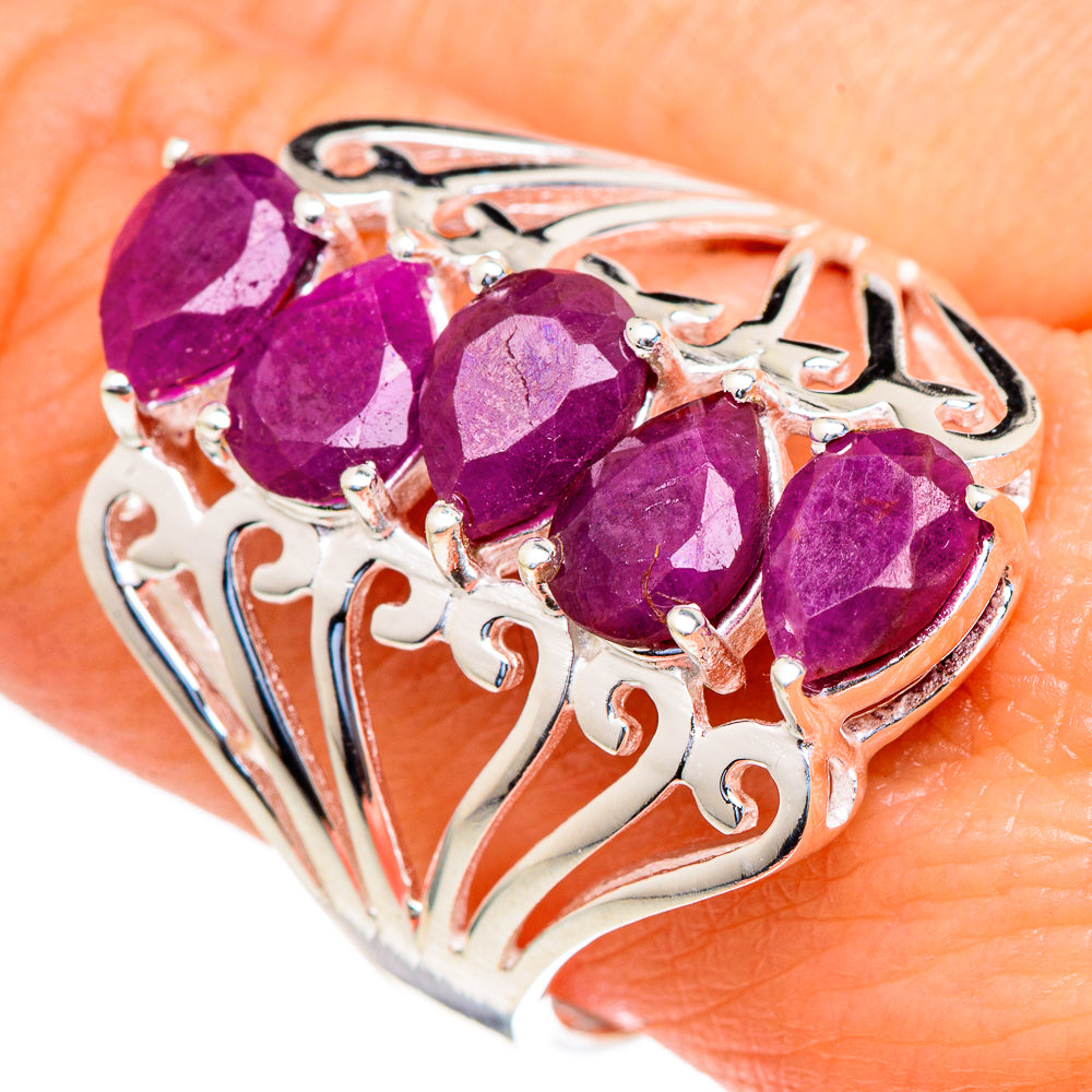 Ruby Rings handcrafted by Anasilvercos - RING98053