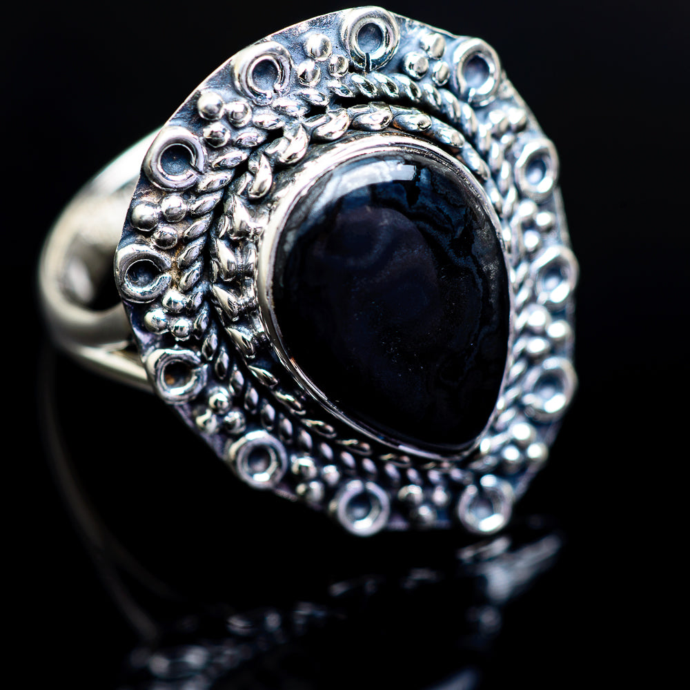 Psilomelane Rings handcrafted by Anasilvercos - RING980678