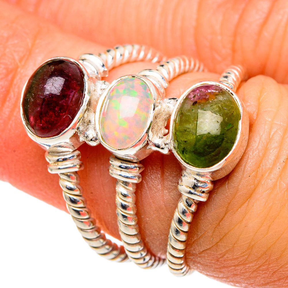 Ethiopian Opal Rings handcrafted by Anasilvercos - RING98070