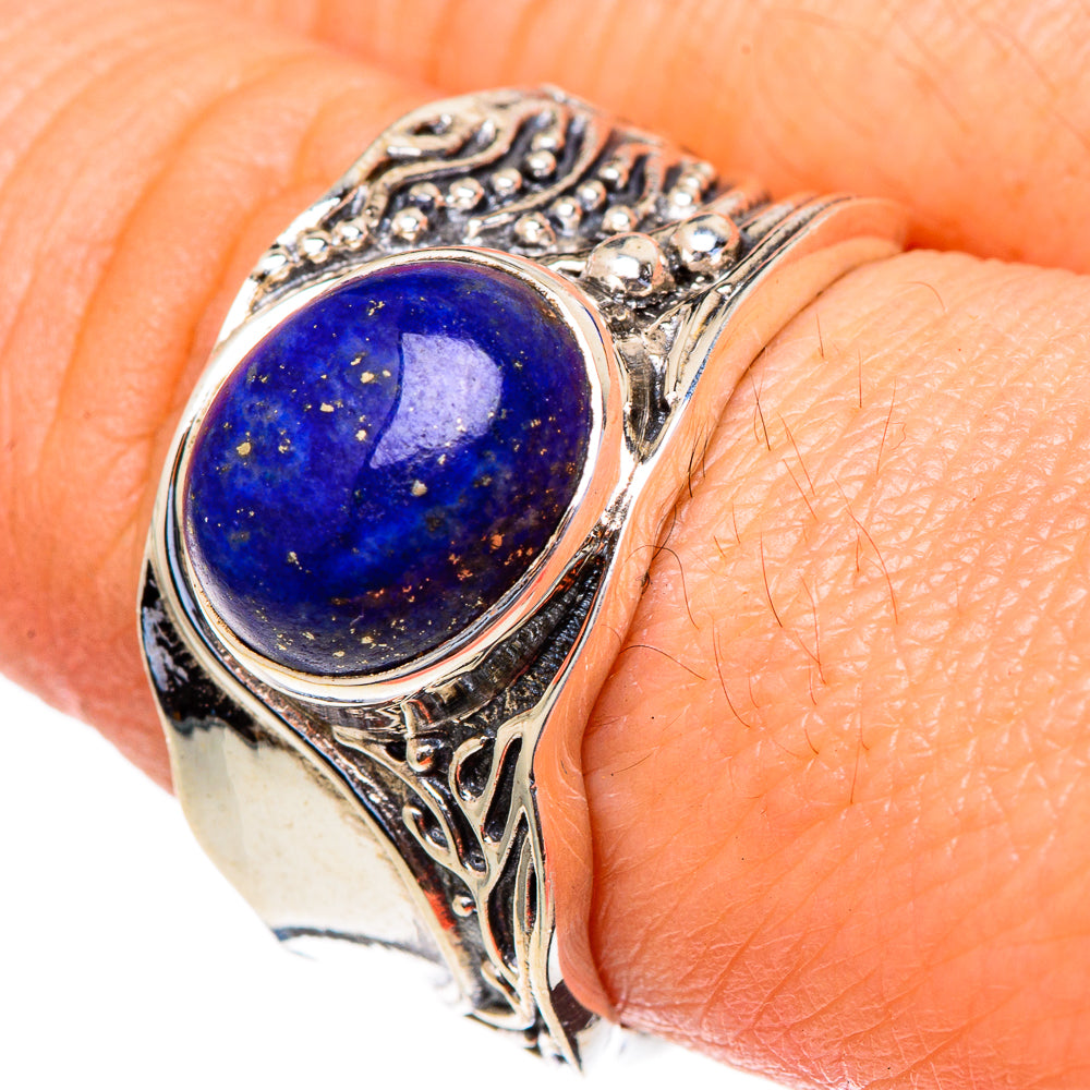 Lapis Lazuli Rings handcrafted by Anasilvercos - RING98073