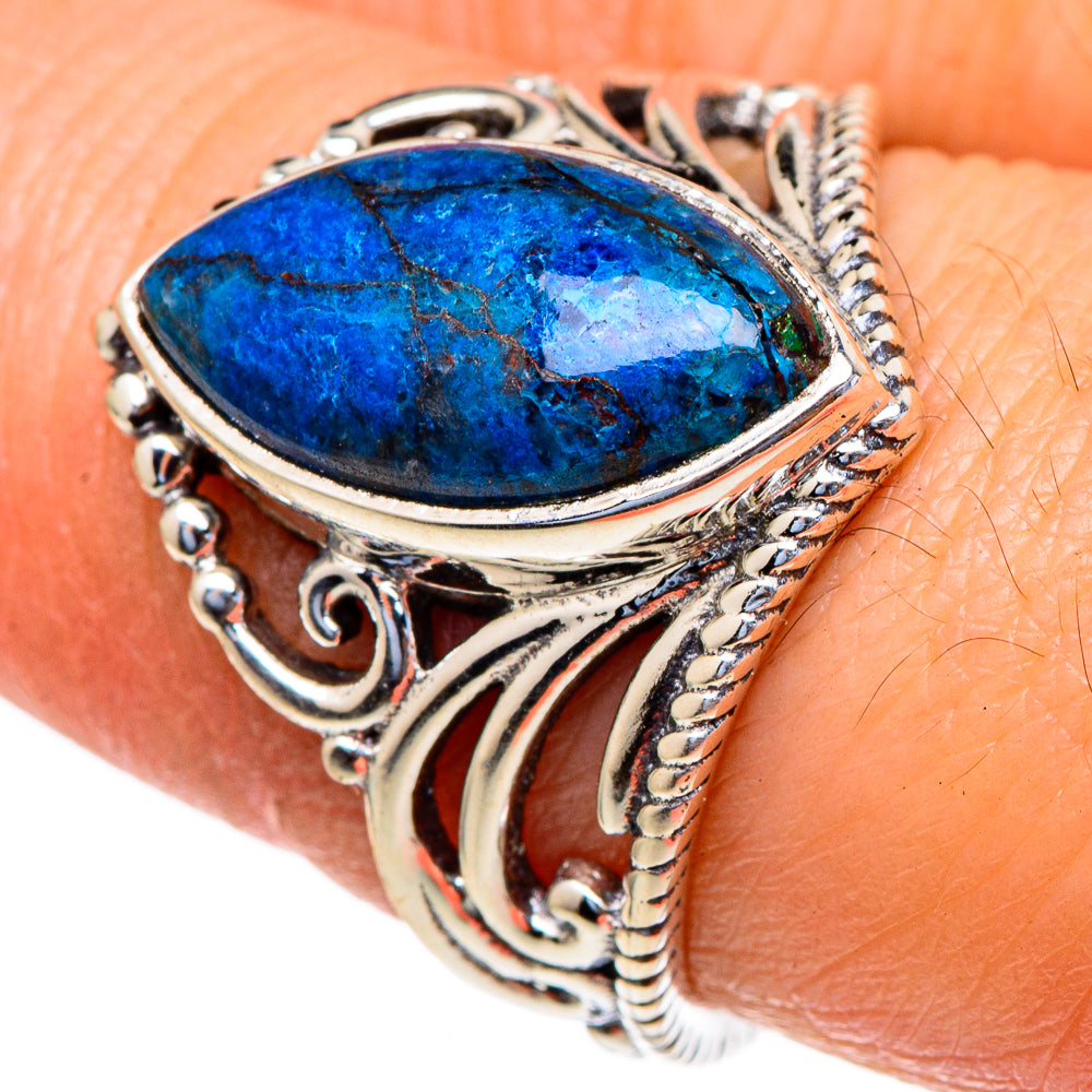 Shattuckite Rings handcrafted by Anasilvercos - RING98076