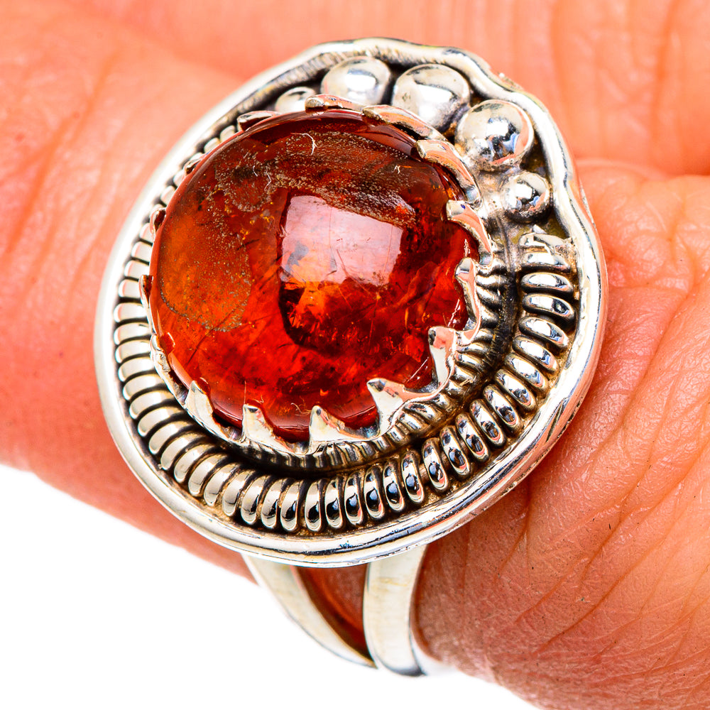 Baltic Amber Rings handcrafted by Anasilvercos - RING98087