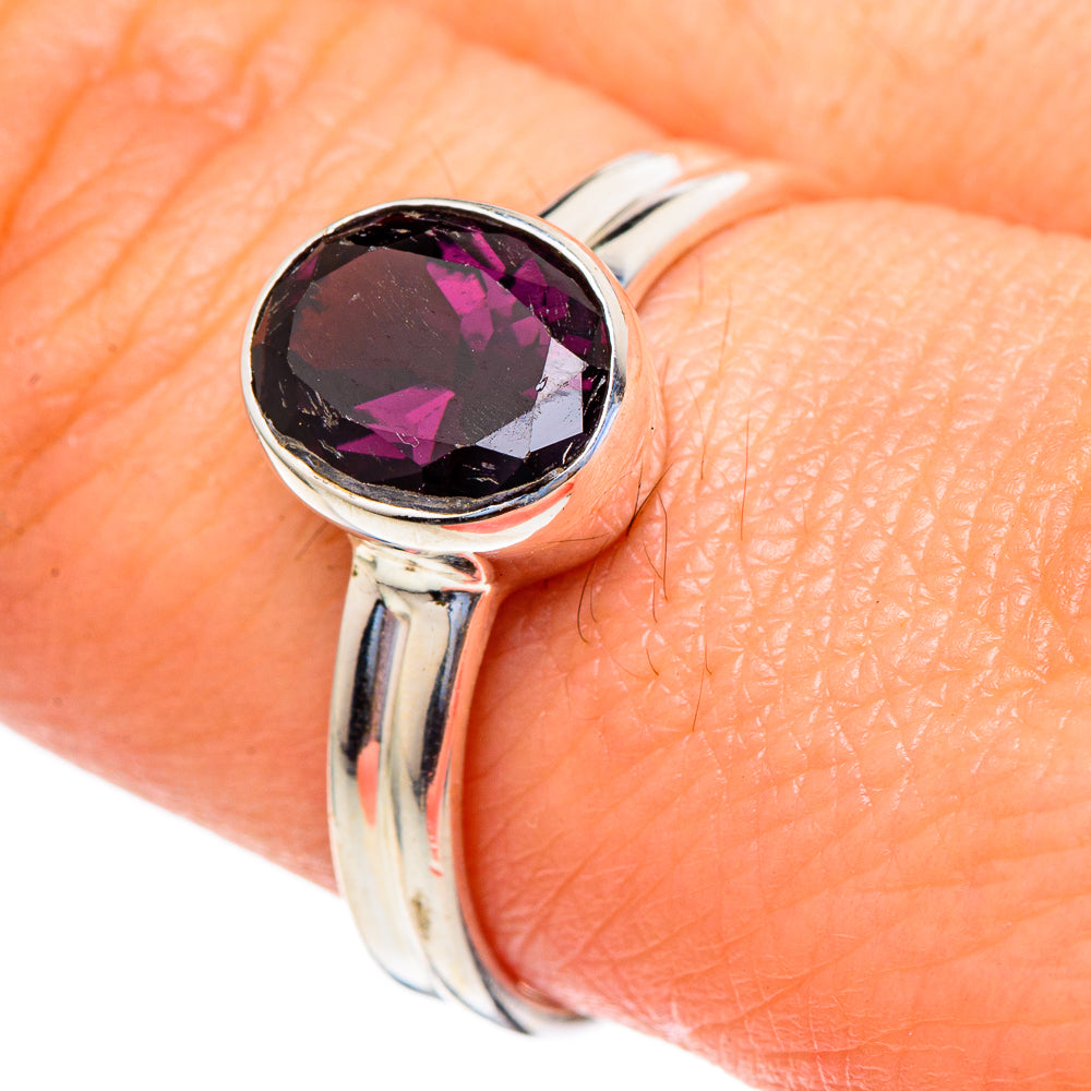 Purple Spinel Rings handcrafted by Anasilvercos - RING98091