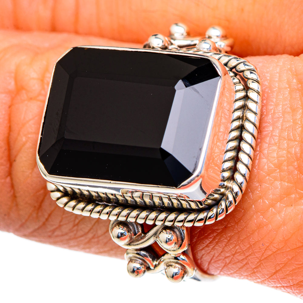 Black Onyx Rings handcrafted by Anasilvercos - RING98099