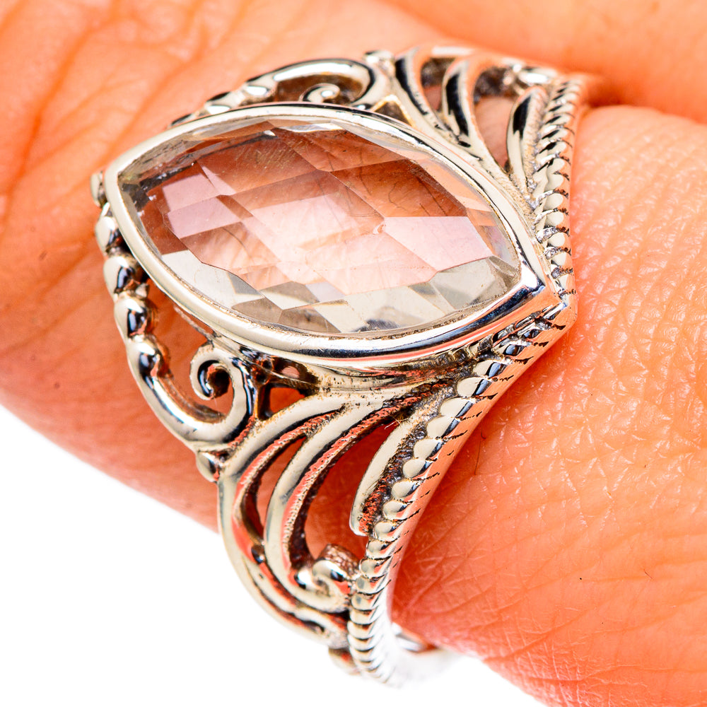 White Quartz Rings handcrafted by Anasilvercos - RING98101