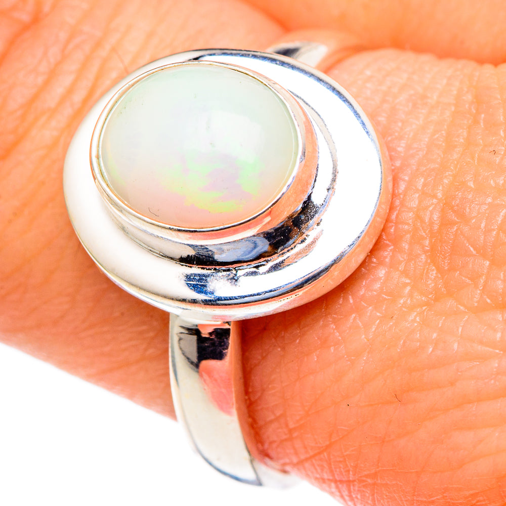 Ethiopian Opal Rings handcrafted by Anasilvercos - RING98108