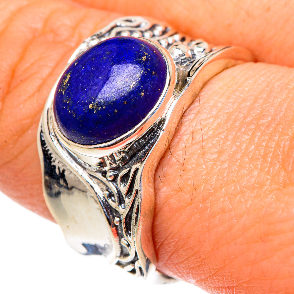 Lapis Lazuli Rings handcrafted by Anasilvercos - RING98110