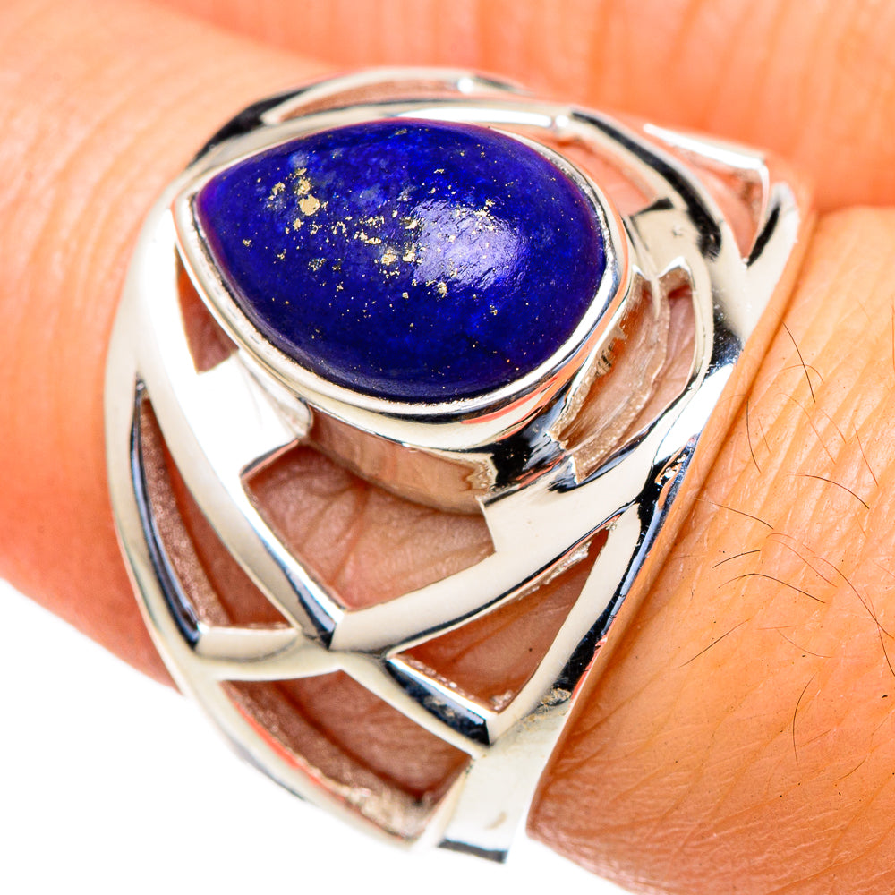 Lapis Lazuli Rings handcrafted by Anasilvercos - RING98112