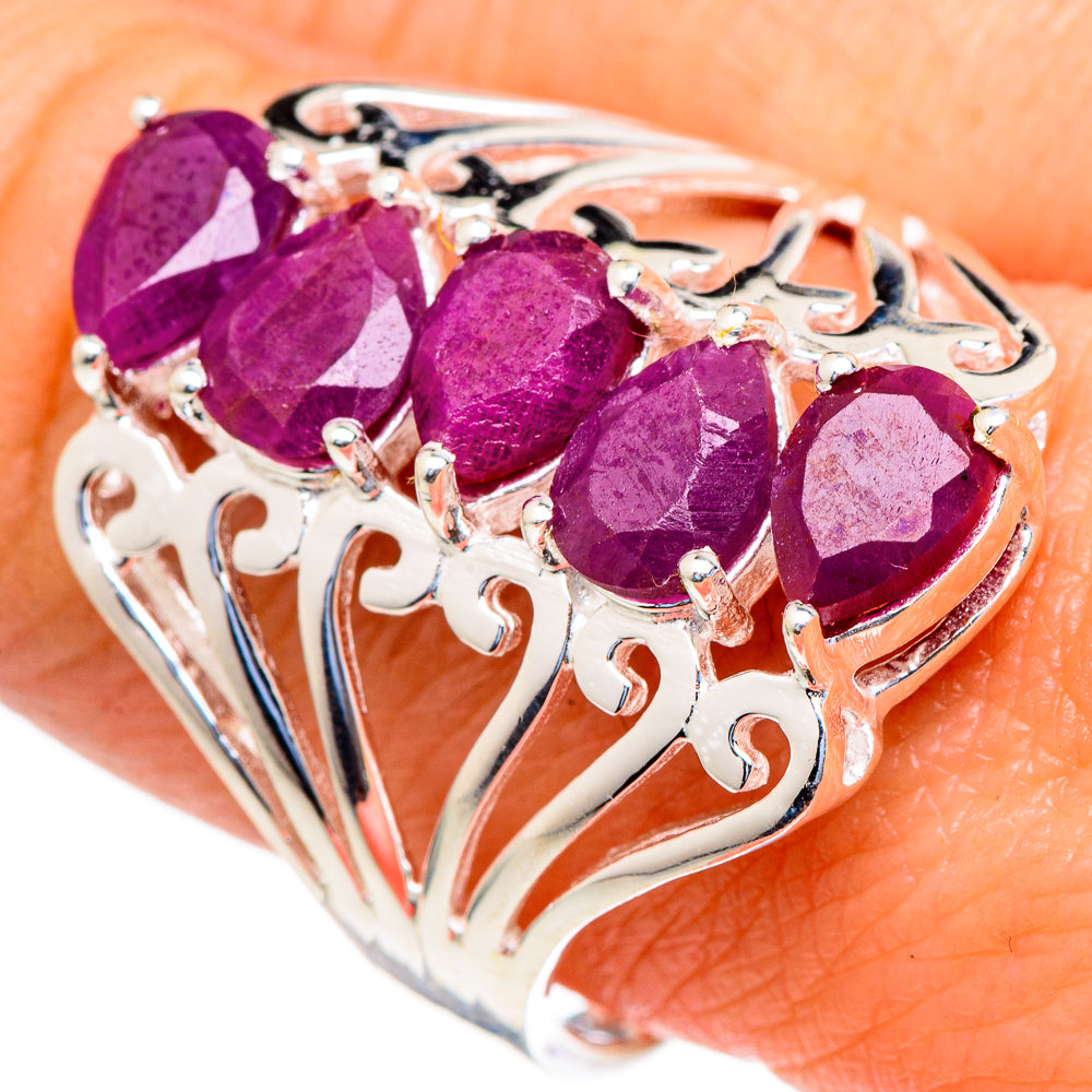 Ruby Rings handcrafted by Anasilvercos - RING98125