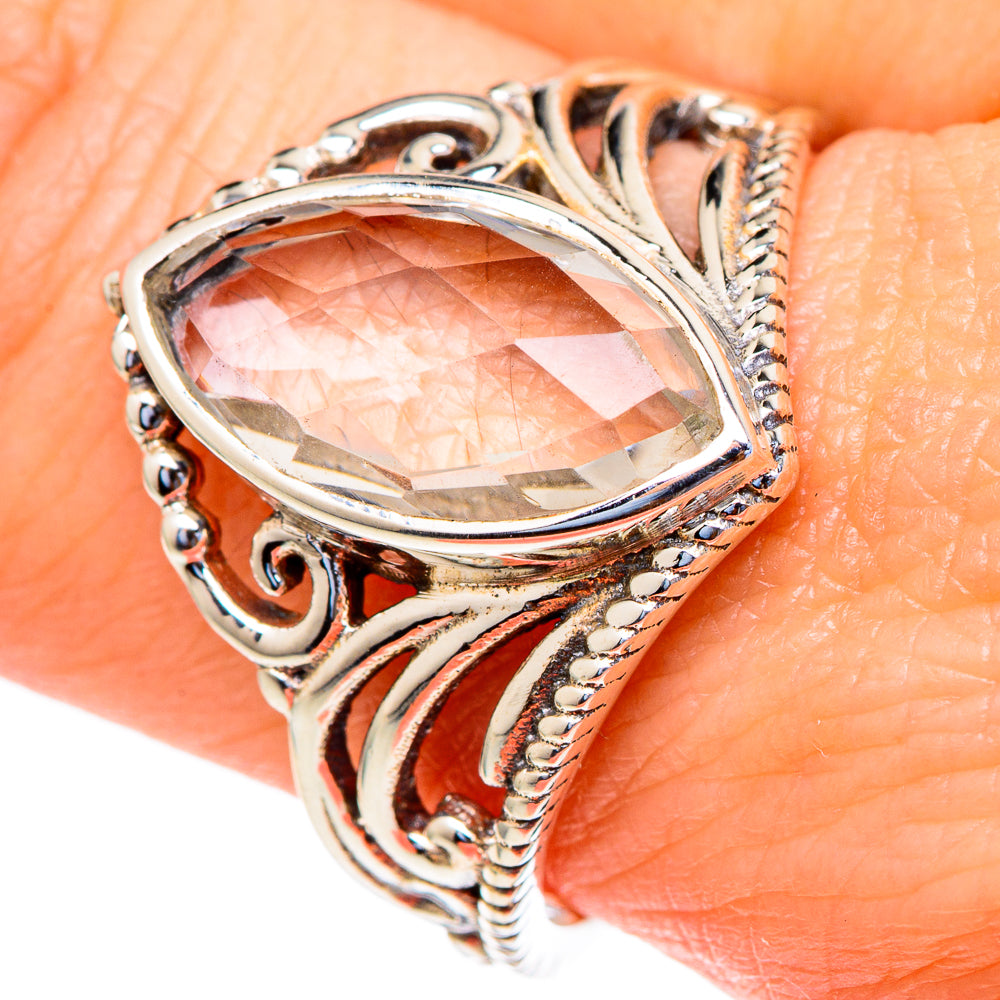 White Quartz Rings handcrafted by Anasilvercos - RING98136