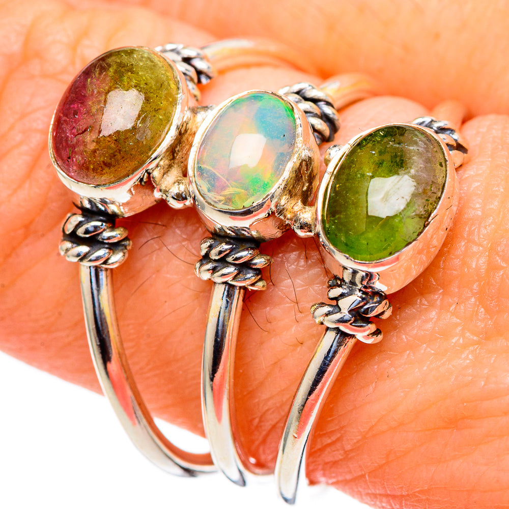 Ethiopian Opal Rings handcrafted by Anasilvercos - RING98139