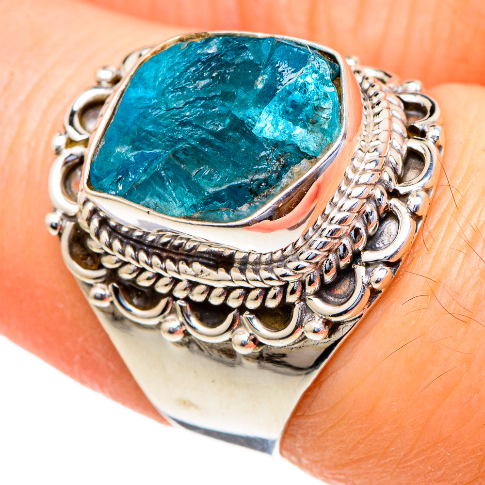Apatite Rings handcrafted by Anasilvercos - RING98148