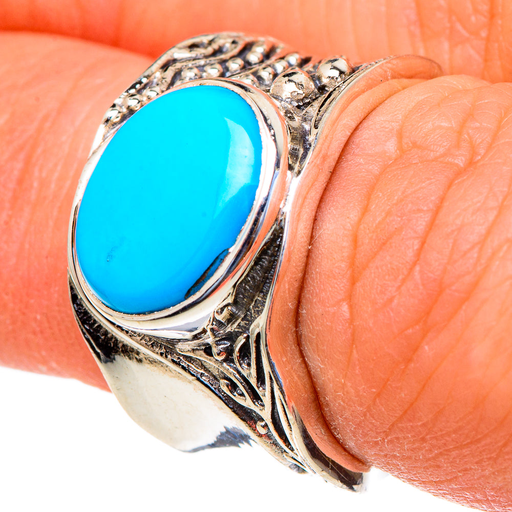Larimar Rings handcrafted by Anasilvercos - RING98149