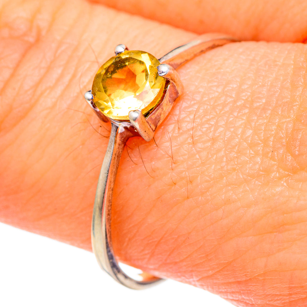 Citrine Rings handcrafted by Anasilvercos - RING98155