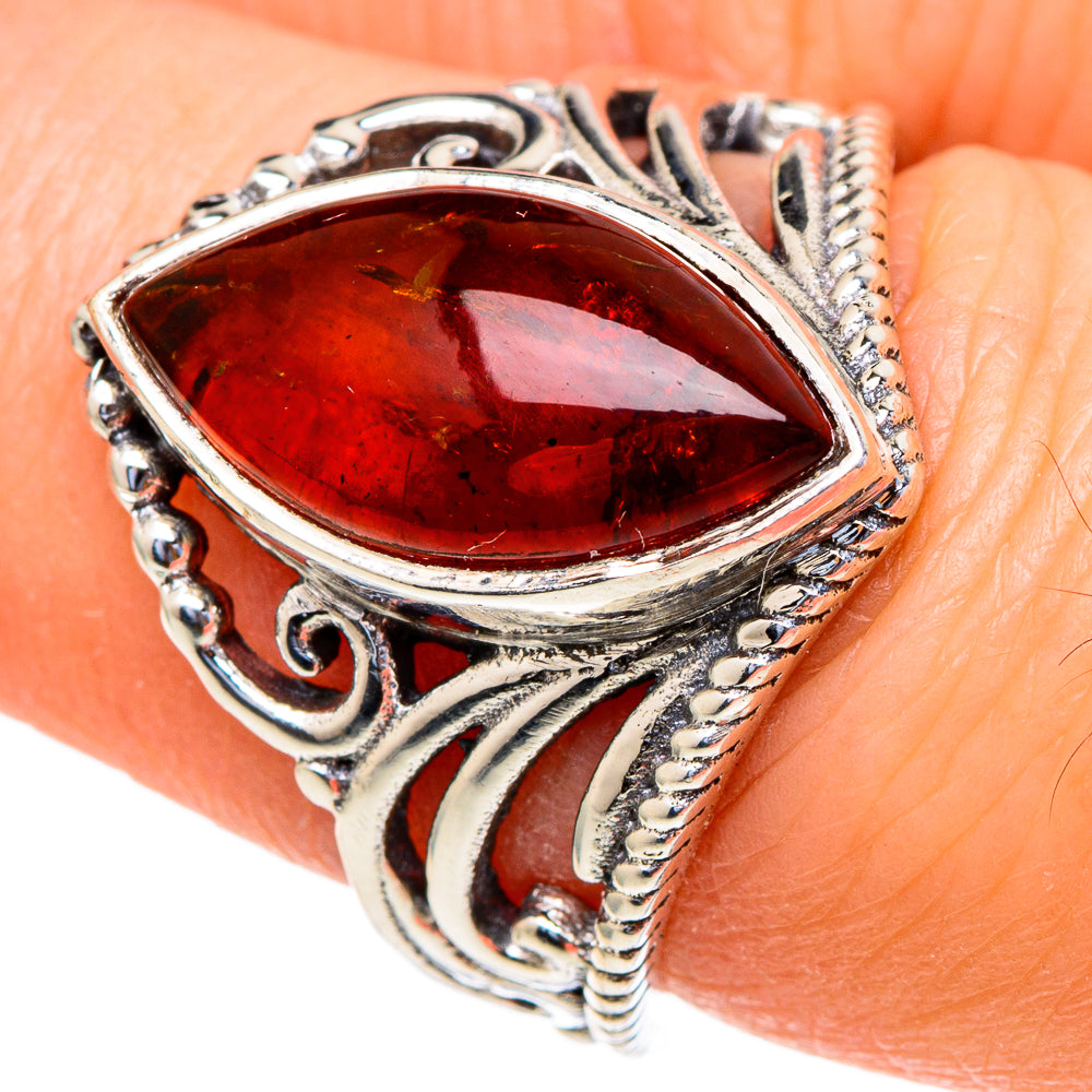 Baltic Amber Rings handcrafted by Anasilvercos - RING98156