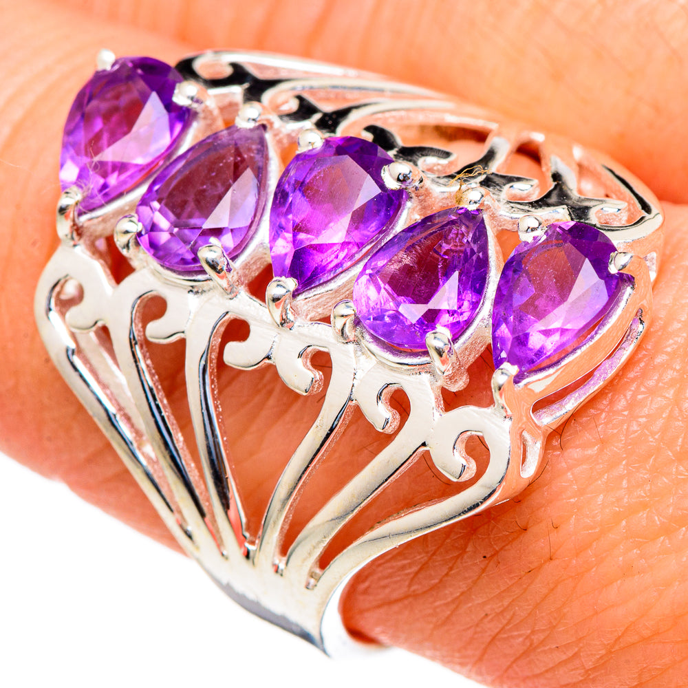 Amethyst Rings handcrafted by Anasilvercos - RING98166