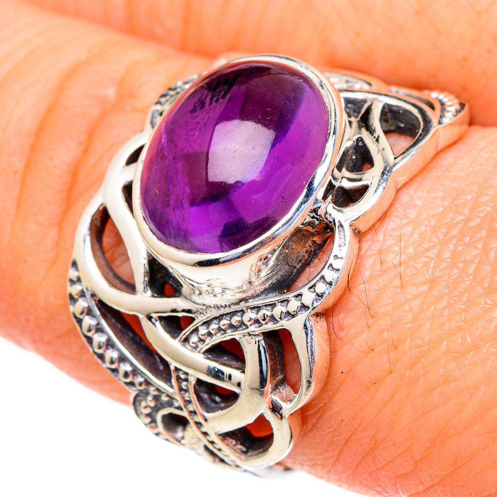 Amethyst Rings handcrafted by Anasilvercos - RING98167