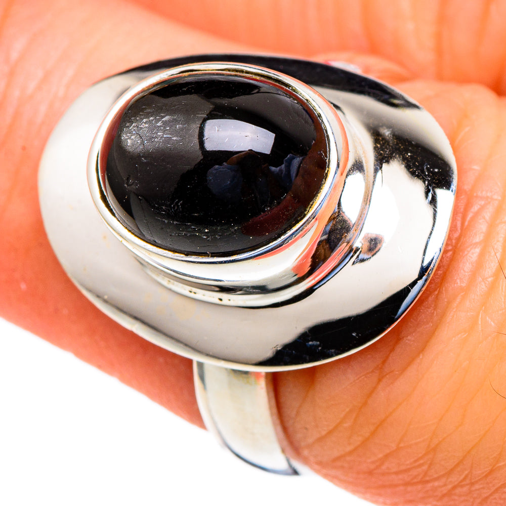 Black Onyx Rings handcrafted by Anasilvercos - RING98168