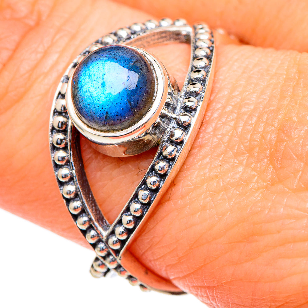 Labradorite Rings handcrafted by Anasilvercos - RING98178