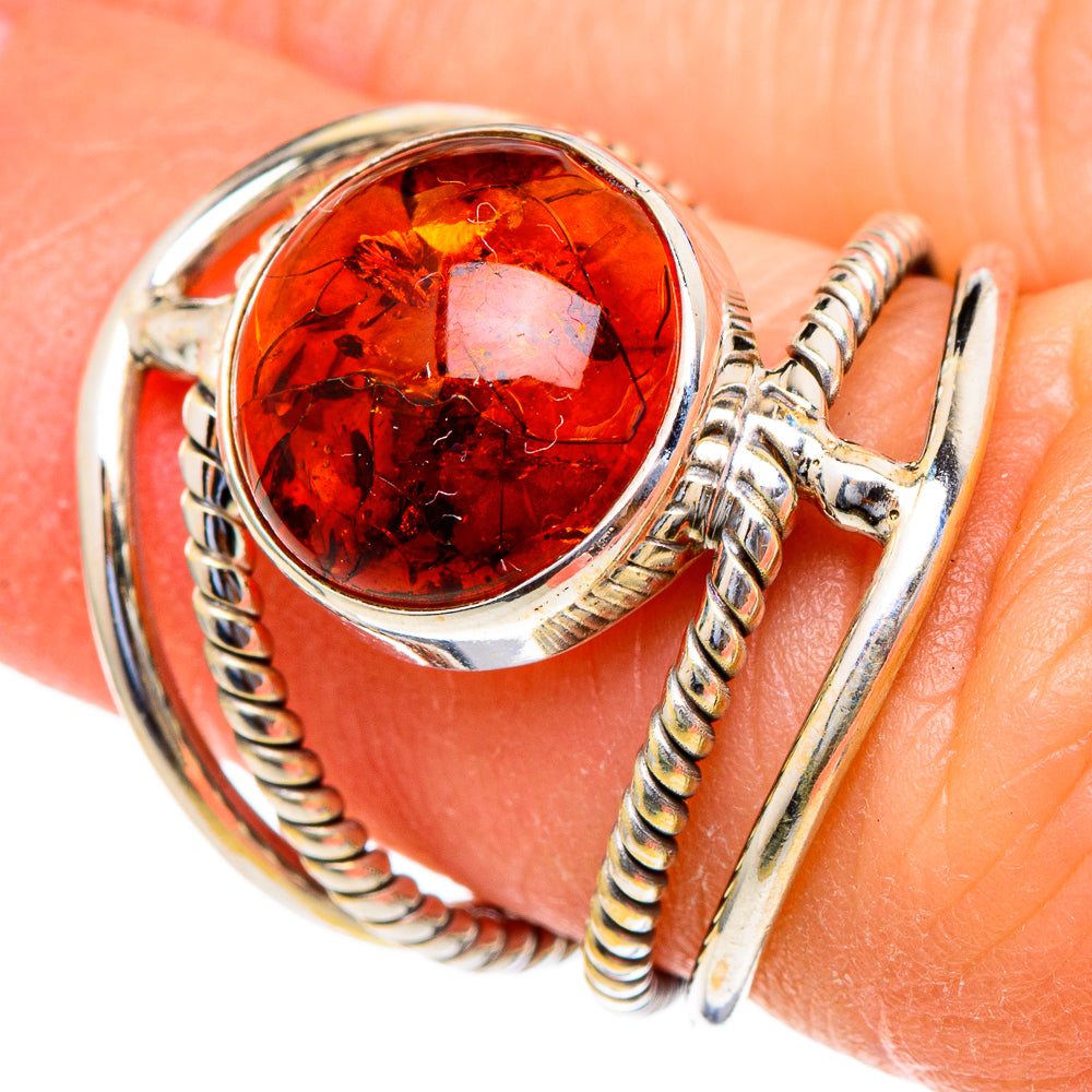 Baltic Amber Rings handcrafted by Anasilvercos - RING98185