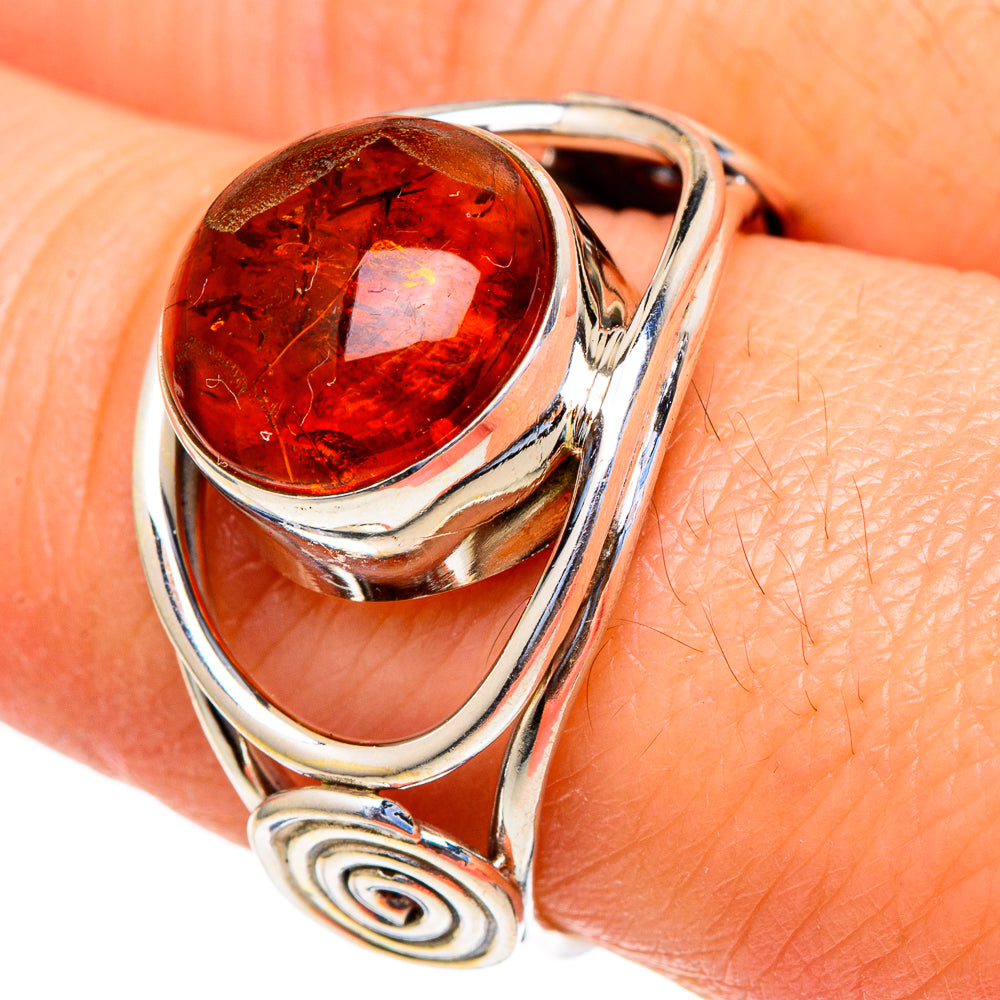 Baltic Amber Rings handcrafted by Anasilvercos - RING98187