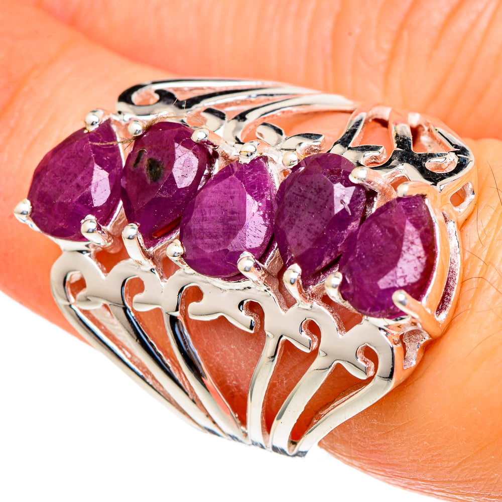 Ruby Rings handcrafted by Anasilvercos - RING98189