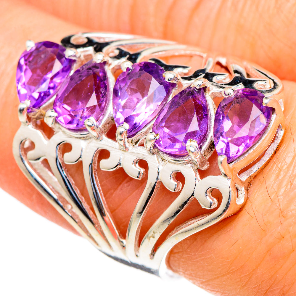 Amethyst Rings handcrafted by Anasilvercos - RING98193