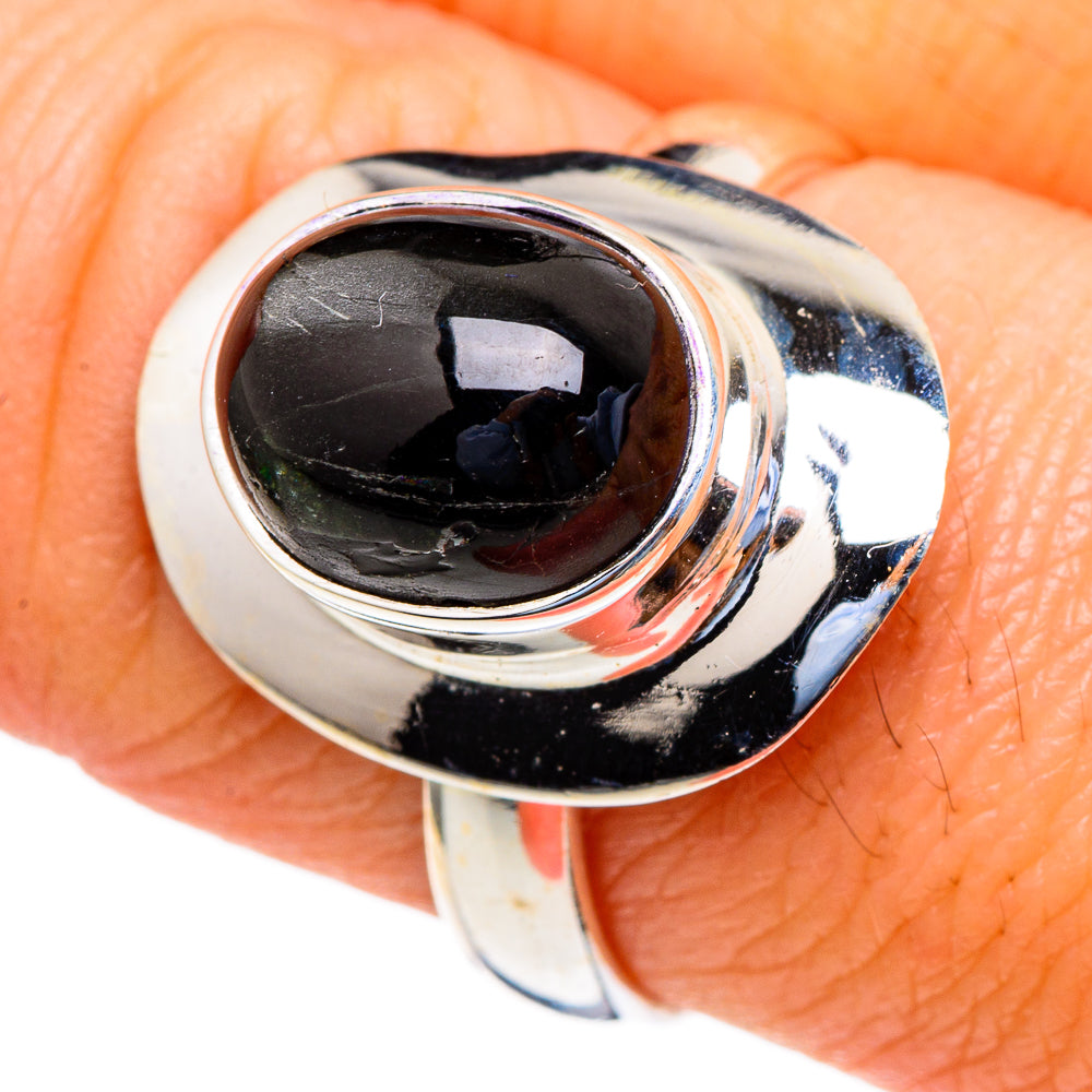 Black Onyx Rings handcrafted by Anasilvercos - RING98199