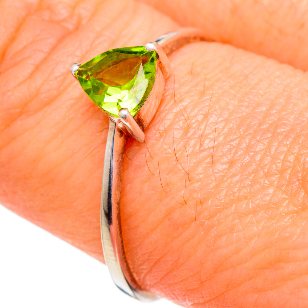 Peridot Rings handcrafted by Anasilvercos - RING98214