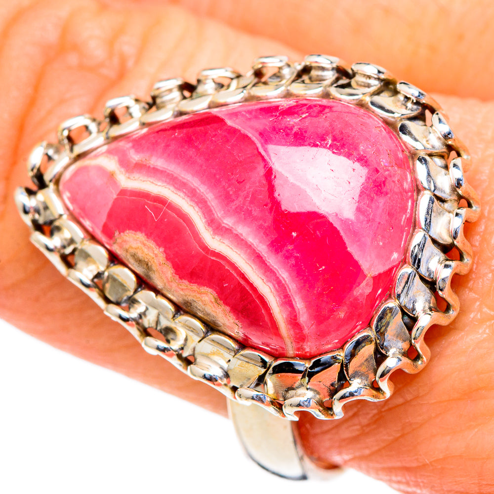 Rhodochrosite Rings handcrafted by Anasilvercos - RING98219