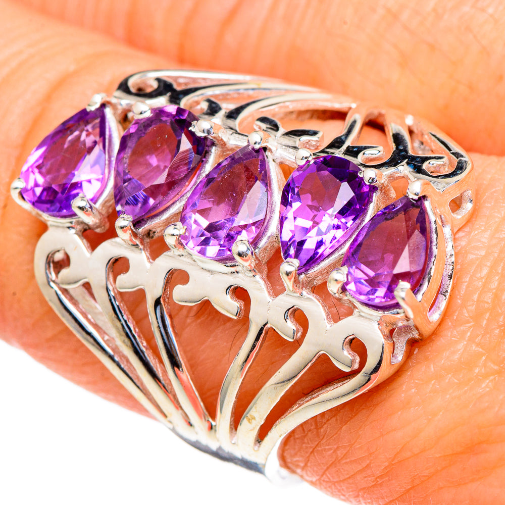 Amethyst Rings handcrafted by Anasilvercos - RING98223