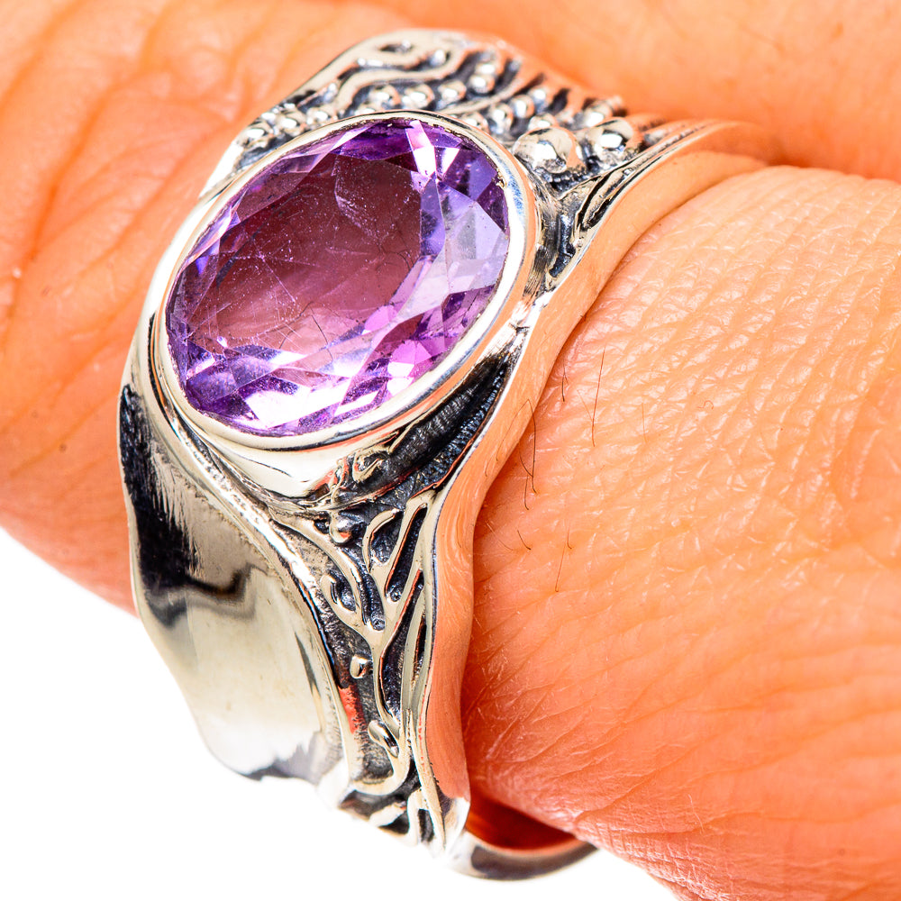 Amethyst Rings handcrafted by Anasilvercos - RING98227