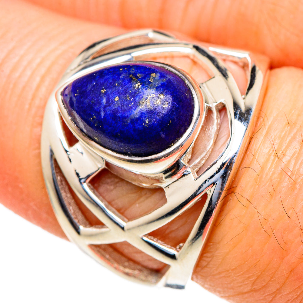 Lapis Lazuli Rings handcrafted by Anasilvercos - RING98231