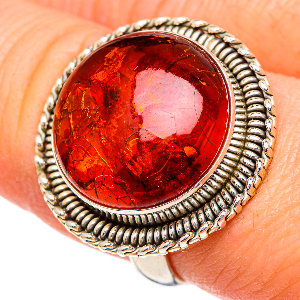 Baltic Amber Rings handcrafted by Anasilvercos - RING98258