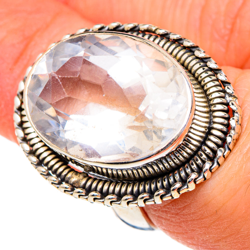 White Quartz Rings handcrafted by Anasilvercos - RING98269