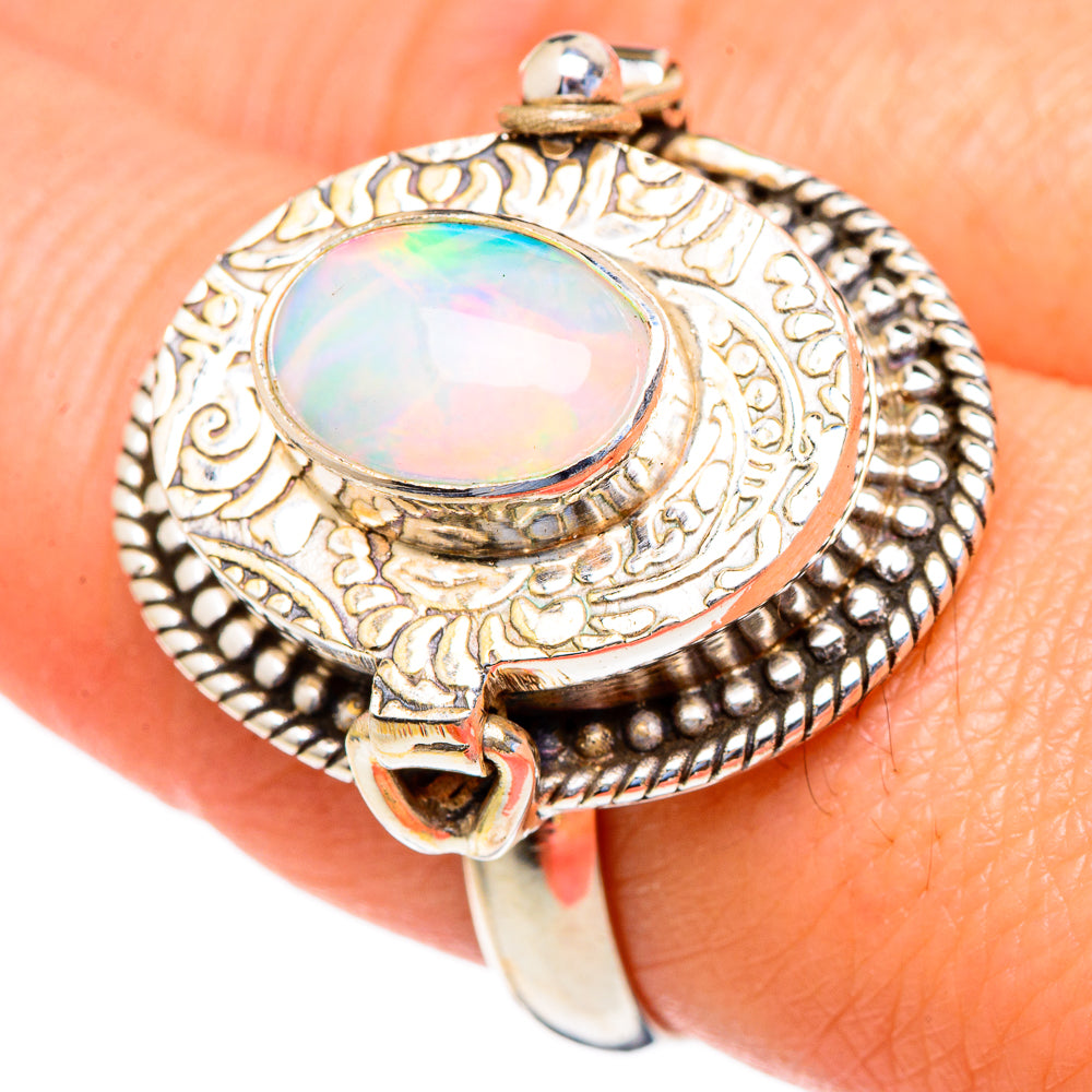 Ethiopian Opal Rings handcrafted by Anasilvercos - RING98277