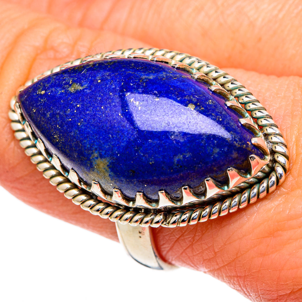 Lapis Lazuli Rings handcrafted by Anasilvercos - RING98285