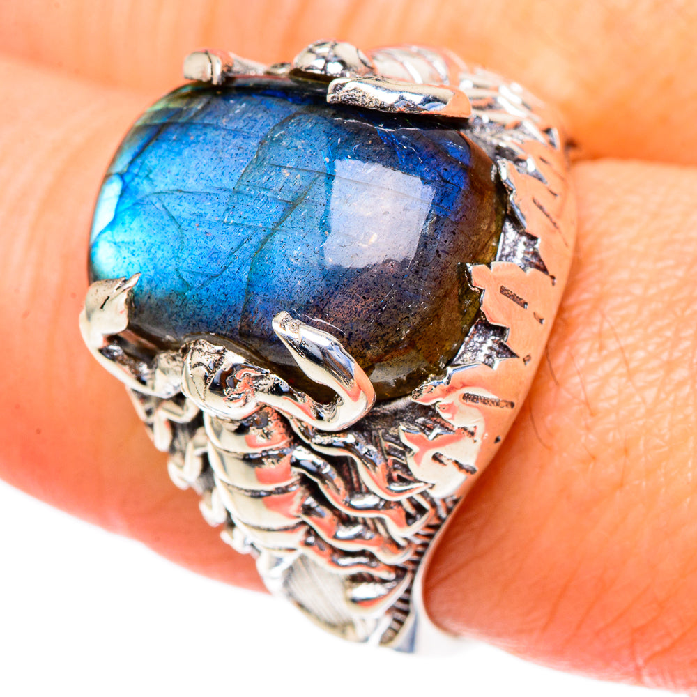 Labradorite Rings handcrafted by Anasilvercos - RING98286