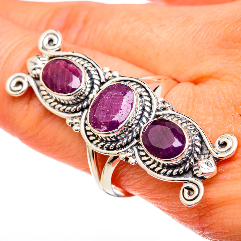 Ruby Rings handcrafted by Anasilvercos - RING98294