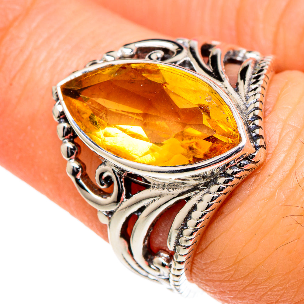 Citrine Rings handcrafted by Anasilvercos - RING98310