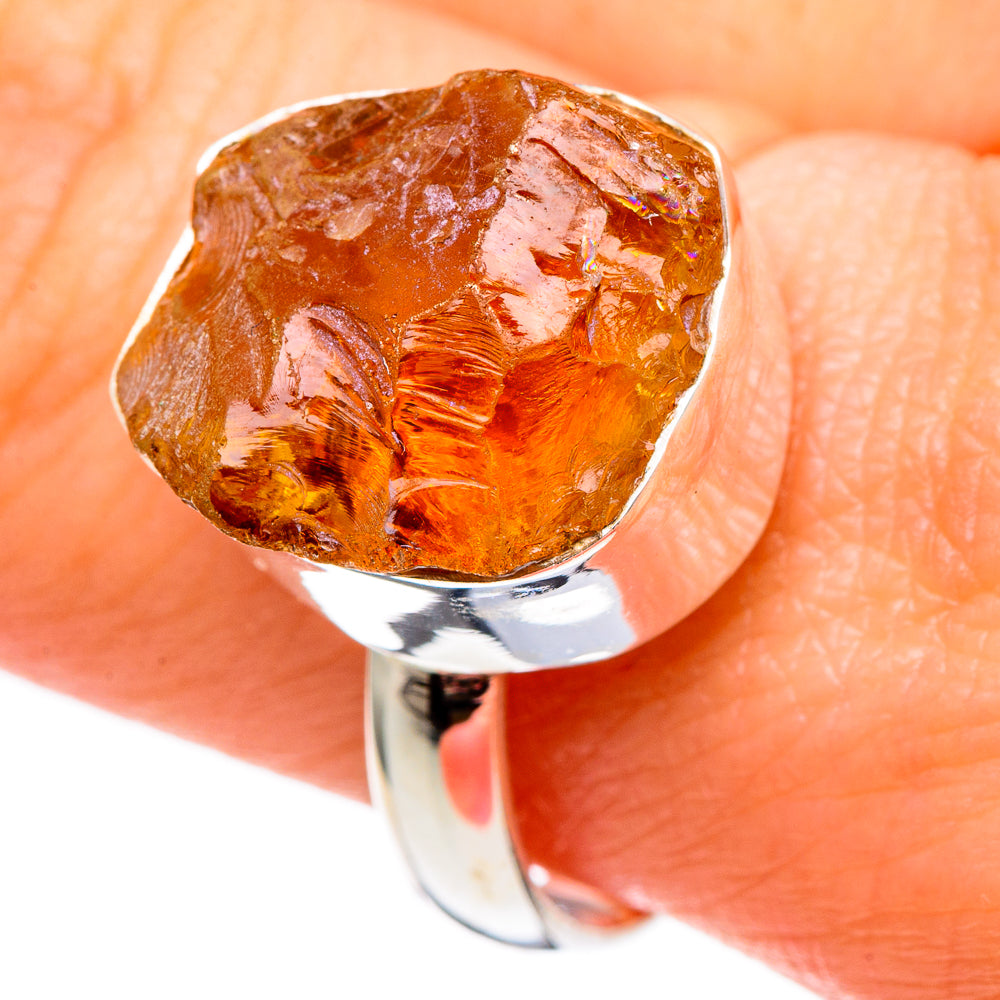 Citrine Rings handcrafted by Anasilvercos - RING98311