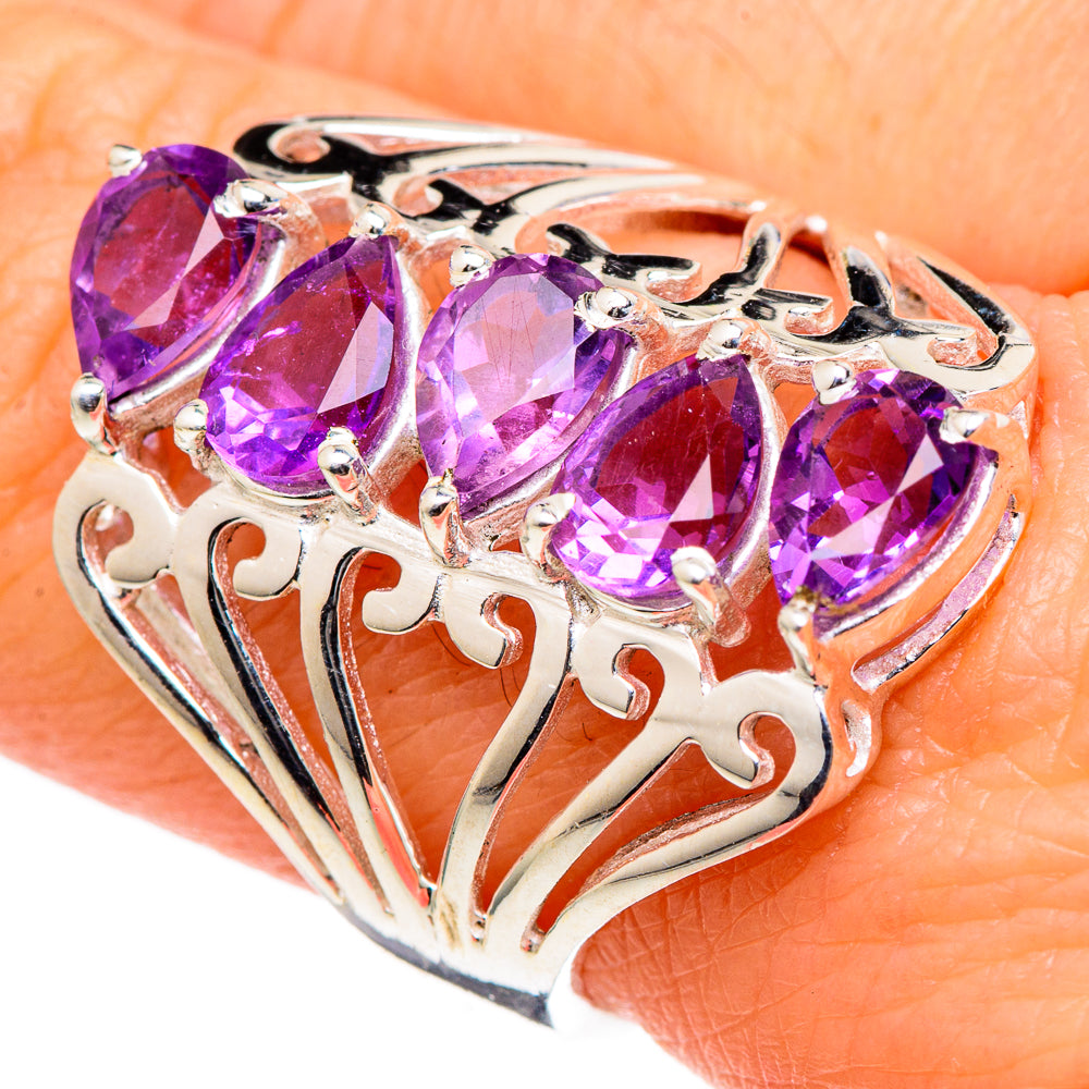 Amethyst Rings handcrafted by Anasilvercos - RING98317