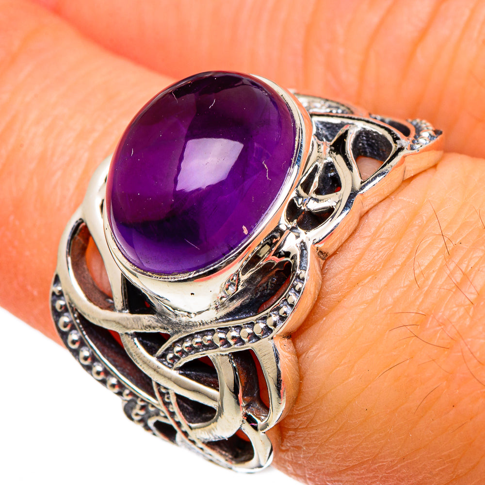 Amethyst Rings handcrafted by Anasilvercos - RING98318