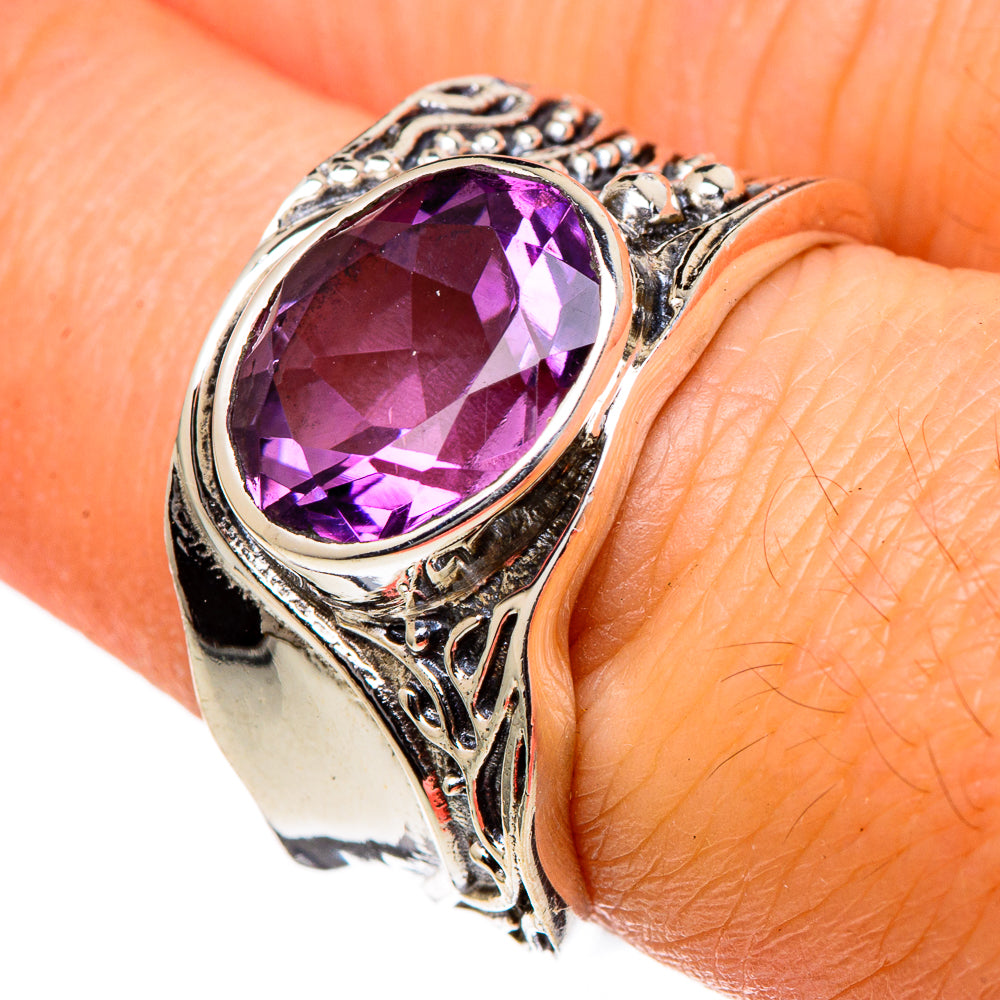 Amethyst Rings handcrafted by Anasilvercos - RING98319